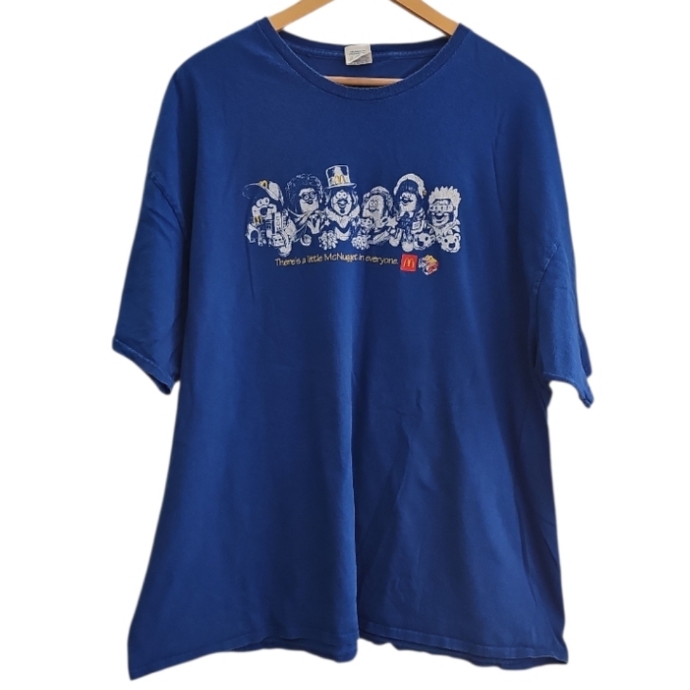 McDonald’s Kerwin Frost McNugget Buddies Graphic T-Shirt Men’s 3X Blue Rare